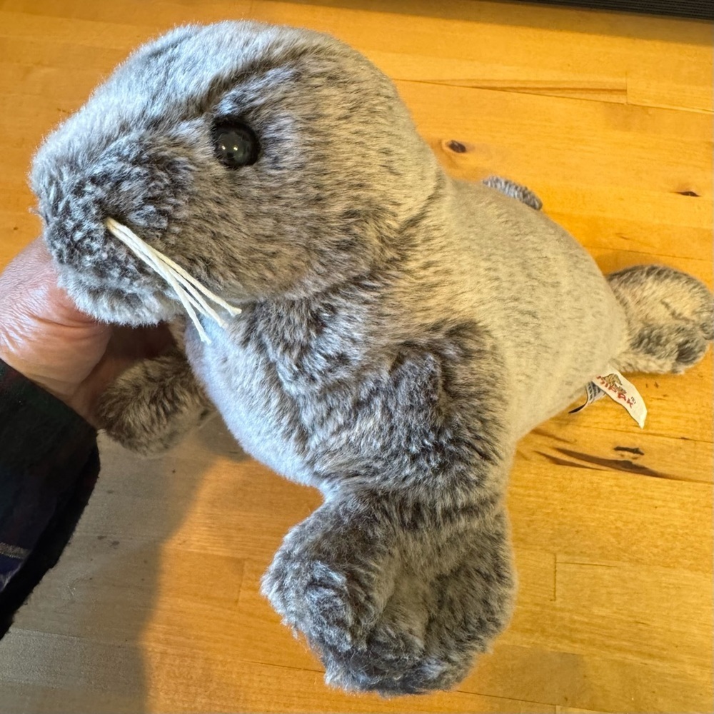🌈 6/$60 Unipak 14” Baby Seal Gray Grey Soft Plushie Plush Doll Stuffed Animal